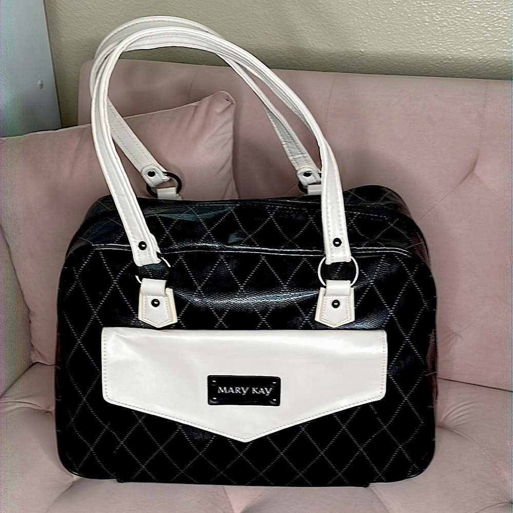 Black & Blush Nude Weekender Tote